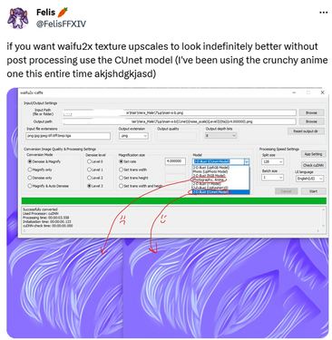 How to Upscale Hair Textures in Photoshop 📝 XIV Mod Guide (FOLLOW UP) - by Felis